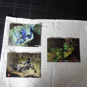 Lego Bionicle Instruction Manual Book ( Sets 8566 , 8535 , 8533 )